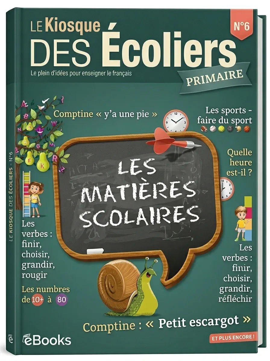 6 Le kiosque des écoliers Les matières scolair…