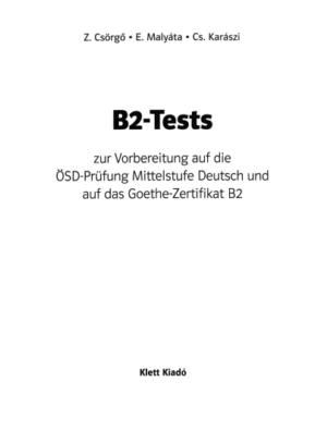 B2 Tests auf die ÖSD-Prüfung Mittelstufe  | Free PDF Download