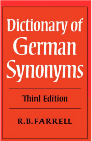 Dictionary of German Synonyms