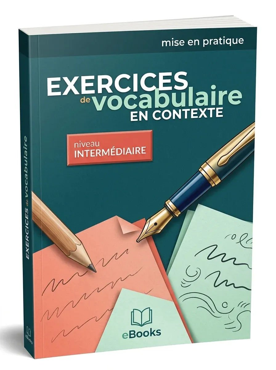 Exercices de vocabulaire en contexte. Niveau intermédiaire