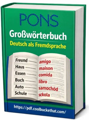 PONS Großwörterbuch Deutsch als Fremdsprache