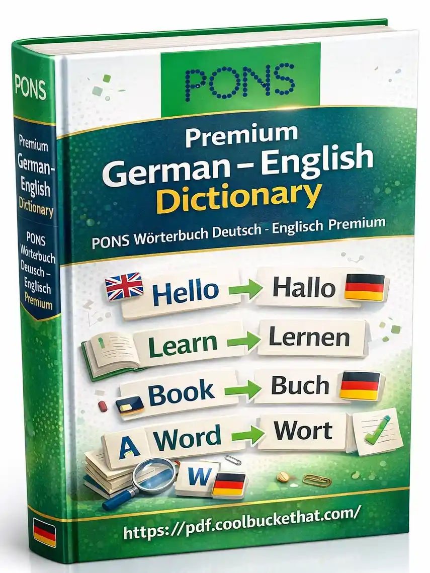 PONS Premium German – English Dictionary PONS Wörterbuch Deutsch