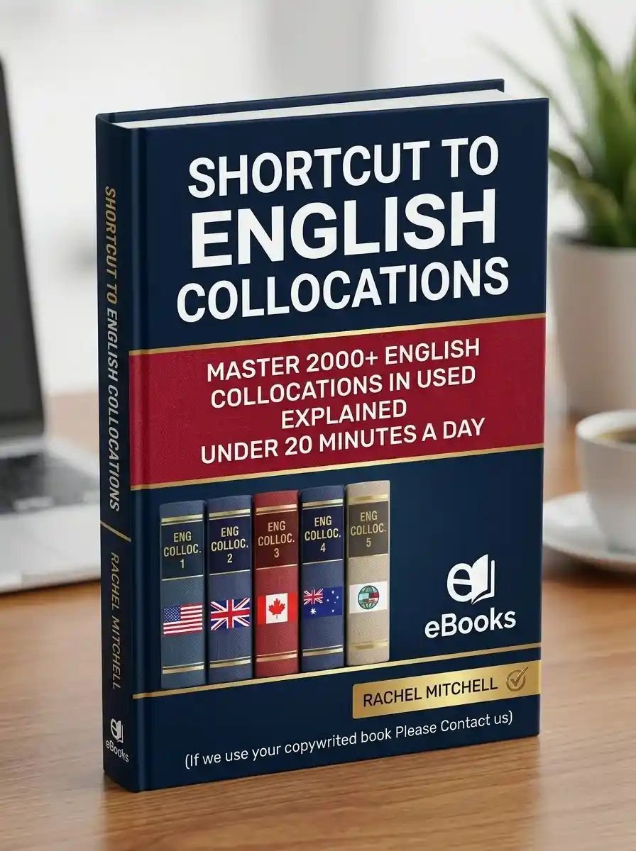 SHORTCUT TO ENGLISH COLLOCATIONS MASTER 2000+ ENGLISH COLLOCATIONS IN USED EXPLAINED UNDER 20 MINUTES A DAY (5 BOOKS IN 1 BOX