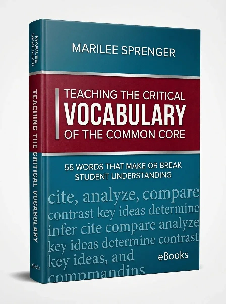 Teaching the Critical Vocabulary of the Common Core: 55 Words That Make or Break Student Understanding