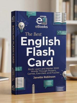 The Best English Flash Card Book Learn and Master 2000 Words Through Posters, Games, Exercises, and Puzzles