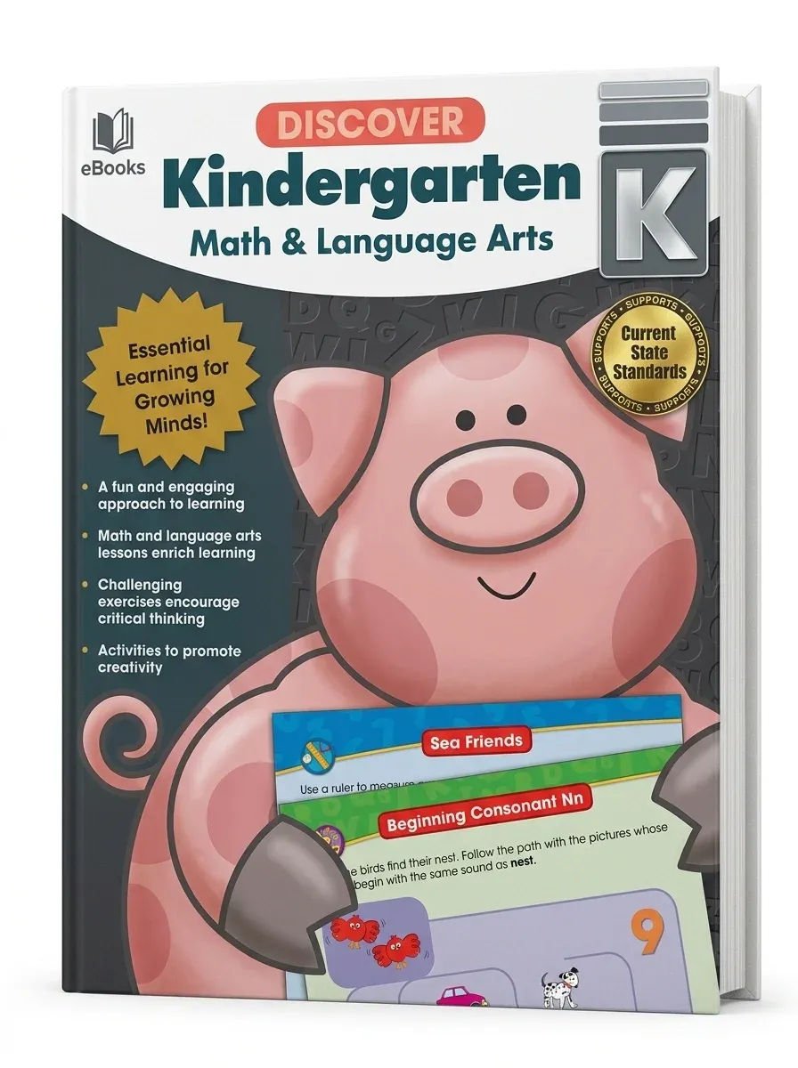 Thinking Kids, Discover Kindergarten, Math Language Arts